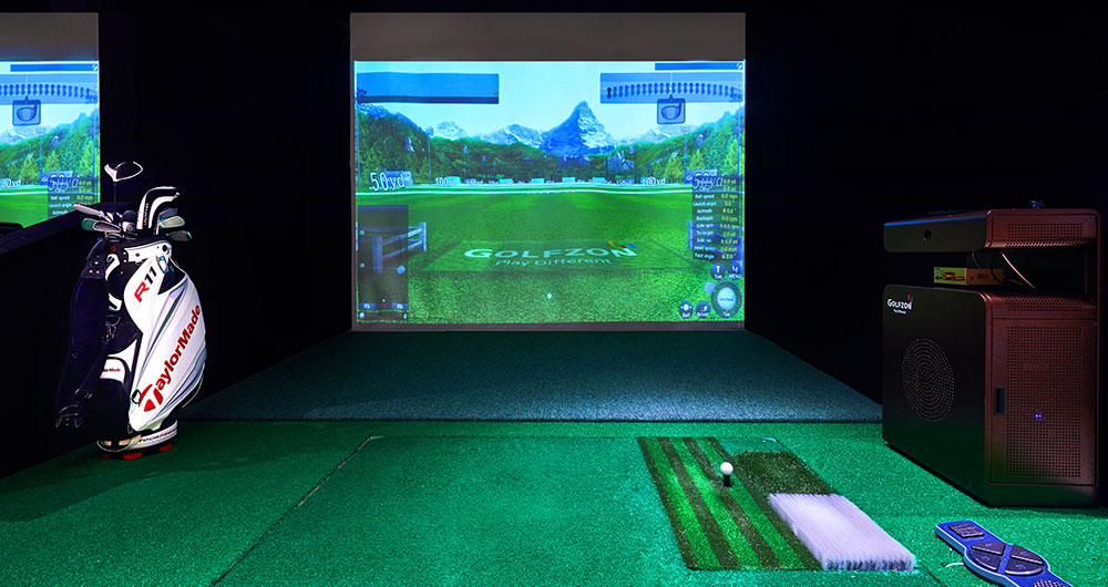 高爾夫球模擬室、短擊區